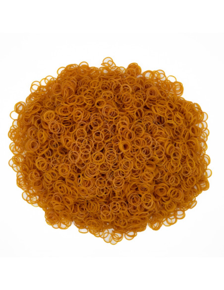 Elastice din cauciuc CONS, natur, 1.5x1.5mm, diametru 20mm, punga 1000g