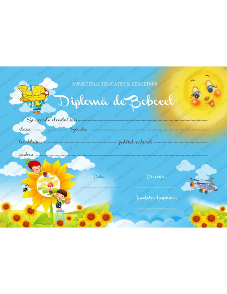 D002 Diploma de bobocel I