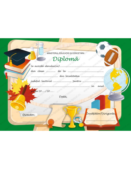 D008 Diploma scolara