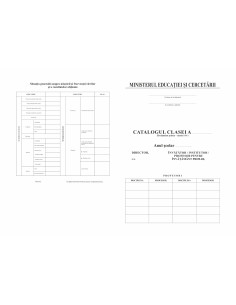 Catalog pentru invatamantul primar (model nou clasele I-IV),36 elevi 2