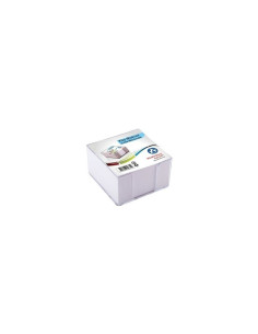 Cub hartie notes Ark 567-1, 500 coli, 85x85mm, alb, include suport plastic transparent
