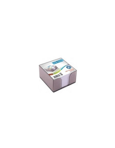 Cub hartie notes Ark 567-1, 500 coli, 85x85mm, alb, include suport plastic transparent fumuriu