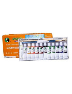 Culori tempera Maries, 12 culori x 5ml, E1325