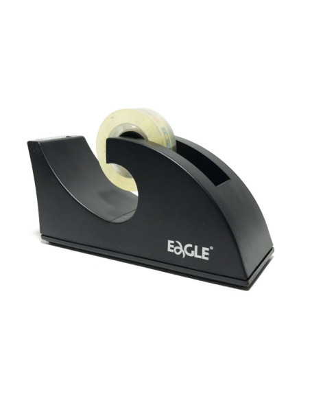Dispenser birou Eagle 895, pentru banda adeziva, negru, plastic