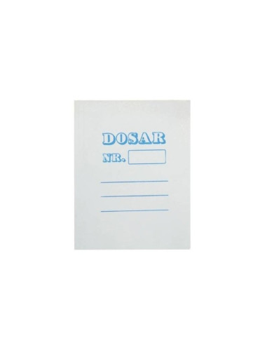 Dosar plic STIL, carton, 230g/mp, alb, colturi rotunjite