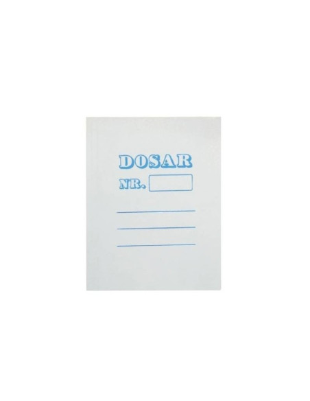 Dosar plic STIL, carton, 230g/mp, alb, colturi rotunjite