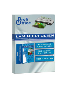 Folie laminare A6 ProfiOffice, 100 microni, top cu 100 coli