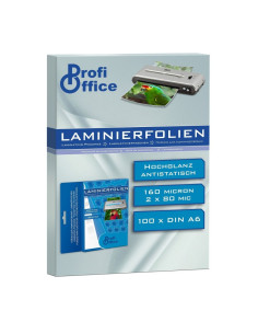 Folie laminare A6 ProfiOffice, 80 microni, top cu 100 coli