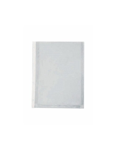Folie de protectie Noki 4861, A4, portret, 170 microni, plastic, transparent, cu perforatii, cu burduf, set 25 buc