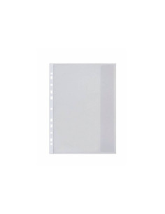 Folie de protectie Noki 4860, A4, portret, 130 microni, plastic, transparent, cu perforatii, cu clapa, set 25 buc 2