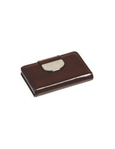 Port carti de vizita CNX, imitatie piele, negru 2