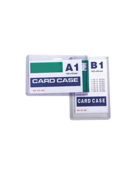 Ecuson legitimatie CNX, orizontal, 20 microni, 100x67mm, plastic, transparent