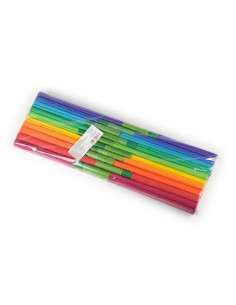 Hartie creponata Koh-i-noor K9755-38, 50x200cm, diverse culori, set 10 buc