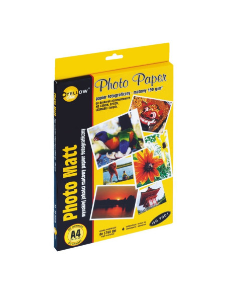 Hartie foto YellowOne AM 190, 190g/mp, top 50 coli
