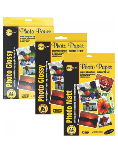 Hartie foto YellowOne 150-1182, 230g/mp, top 20 coli