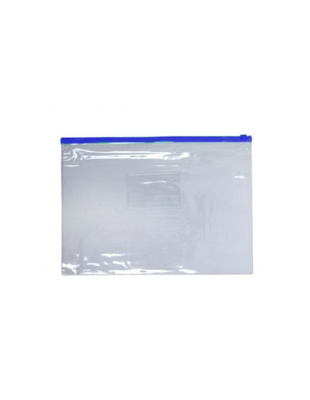 Mapa plastic CNX F53 / F54, cu fermoar zip, A5, 120 microni, transparent