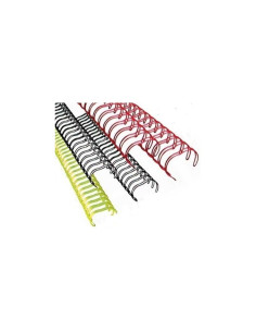Spire metalice pentru indosariere CNX 3/8, 9.5mm, pas 3:1, negru