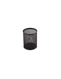 Suport instrumente de scris Office Cover 802, cilindric, plasa metalica, negru