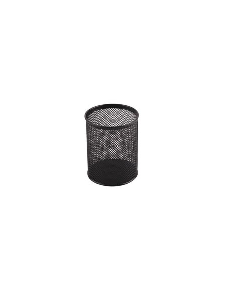 Suport instrumente de scris Office Cover 802, cilindric, plasa metalica, negru