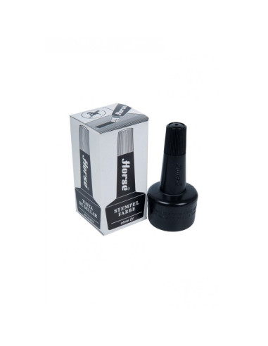 Tus stampila Horse 140-1048, negru, 28ml, cu picurator