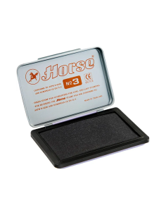 Tusiera Horse nr.3 140-1025, tusata, plastic, negru, 58x90mm