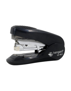 Capsator Kangaro Less Effort LE-45F, 24/6 - 26/8, 40 coli, 48mm, capsare usoara plata, negru