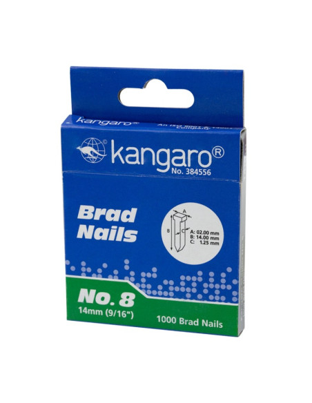 Capse Tacker Kangaro NO-8, nr.8, tip cui, pentru TACKER TS-2313A, set 1000 buc