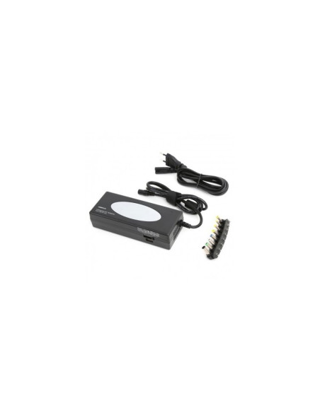 Incarcator laptop Omega, cu 8 conectori si USB, max 120W, input 100-240V 50-60Hz, output 5V 1A, 15-24V 2-4.1A, OZU120SE, 41965
