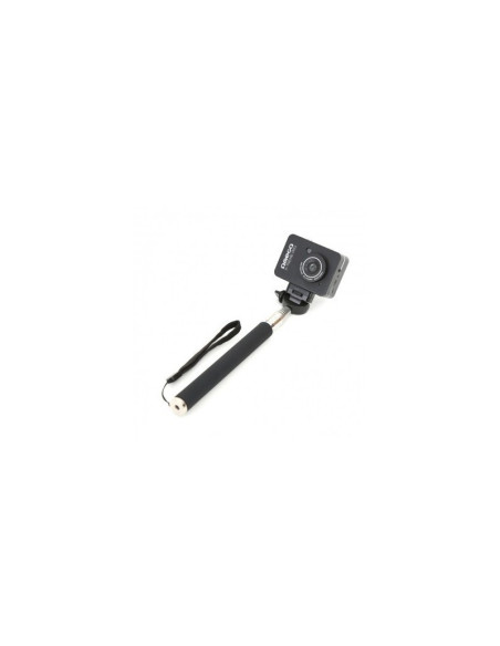 Selfie stick Omega, 22-105cm, rotire 360° orizontal / 180° vertical, negru, OMMP, 42419