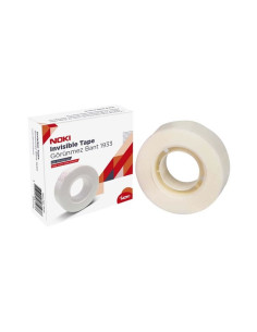 Banda adeziva Noki 1933, simpla, 19mm x 33m, transparent, acrilic