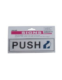Semn indicator CNX PUSH, carton plastifiat