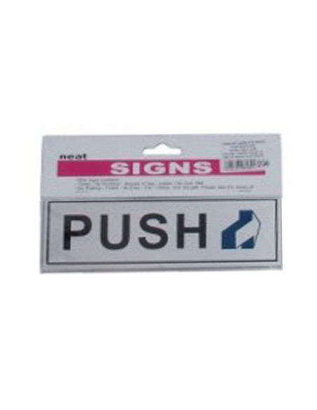 Semn indicator CNX PUSH, carton plastifiat