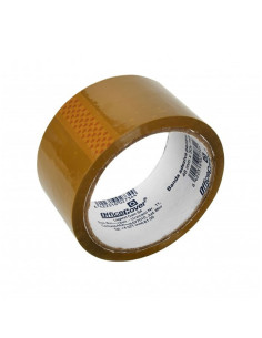 Banda adeziva Office-Cover, pentru ambalare, 48mm x 50yard, maro, acrilic