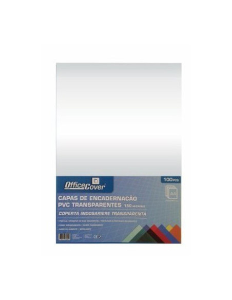 Coperta indosariere A4 Office Cover, PVC cristal, transparent, 0.15mm, top cu 100 coli