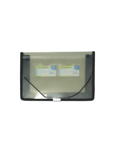 Mapa plastic Office Cover T4162A, cu elastic, A4, cu burduf panza 7cm