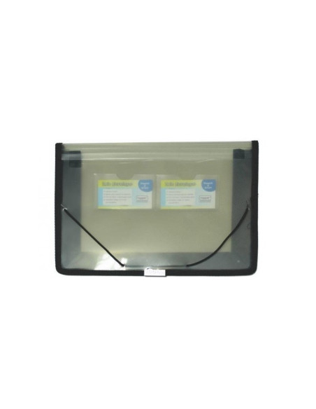 Mapa plastic Office Cover T4162A, cu elastic, A4, cu burduf panza 7cm
