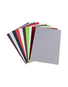 Carton ondulat A4, diverse culori, set 10 coli, Colorarte