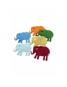 Accesorii creatie - elefant fetru, set 5 buc, Colorarte