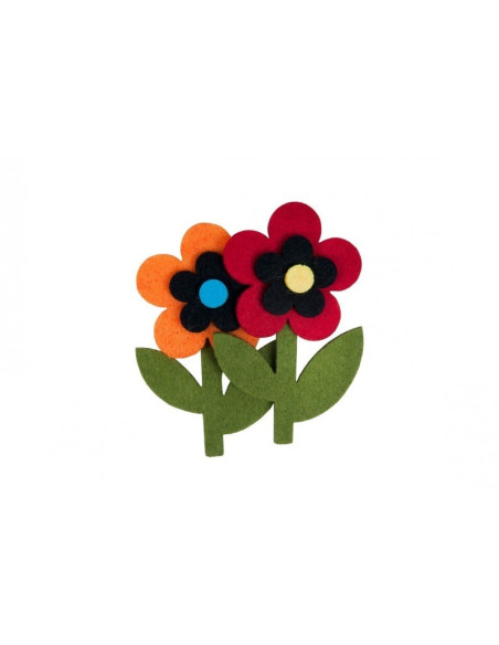 Accesorii creatie - floare fetru, set 2 buc, Colorarte