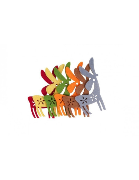 Accesorii creatie - ren fetru, set 6 buc, Colorarte