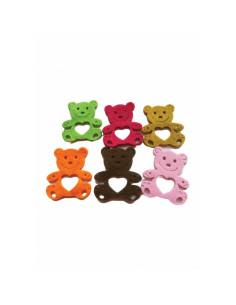 Accesorii creatie - urs fetru, set 5-6 buc, Colorarte