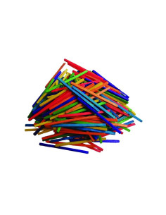 Accesorii creatie - lemn - betisoare mici chibrit, diverse culori, set 150 buc, Colorarte