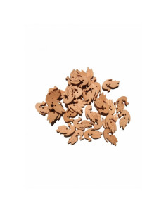 Accesorii creatie - lemn - paun, set 20-22g, Colorarte