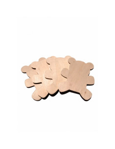 Accesorii creatie - lemn - ursuleti, set 4 buc, Colorarte