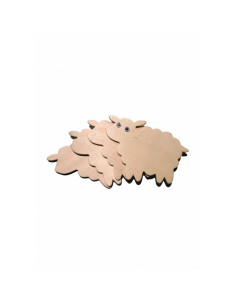 Accesorii creatie - lemn - oi, set 4 buc, Colorarte