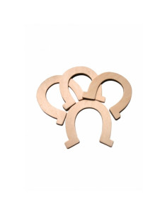 Accesorii creatie - lemn - potcoave, set 4 buc, Colorarte