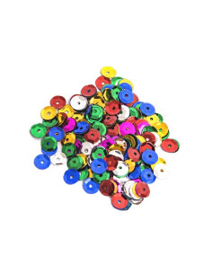 Accesorii creatie - paiete metal, 6mm, set 10-14g, Colorarte