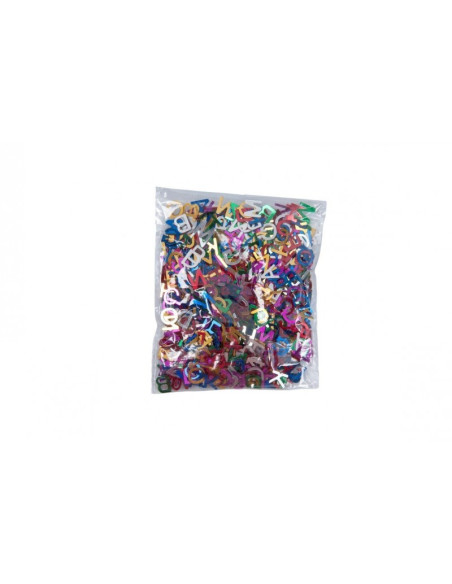Accesorii creatie - litere metal, cu sclipici, set 10-14g, Colorarte