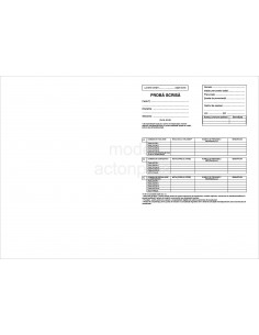 C010 Proba de concurs - set foaie tip pentru examene,bacalaureat, concursuri si olimpiade scolare, etc 2