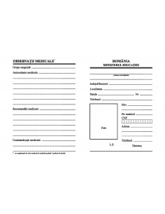 C045 Carnet de elev pentru licee 2